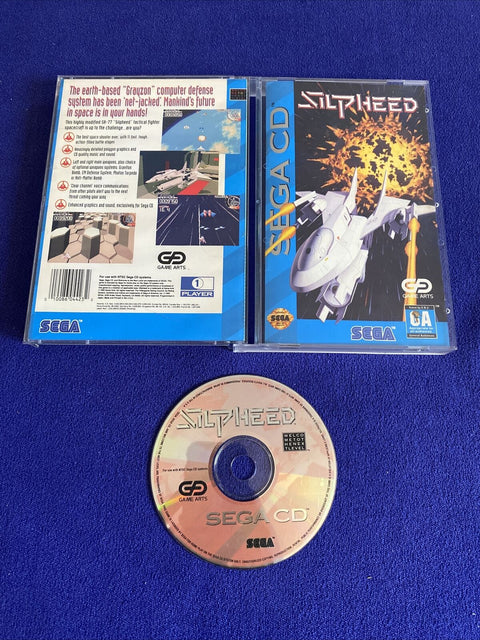 Silpheed (Sega CD, 1993) Authentic CIB Complete - Tested!