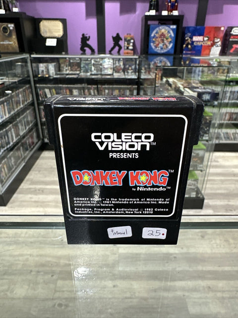 Donkey Kong (Colecovision, 1982) Authentic Cartridge + Manual - Tested!