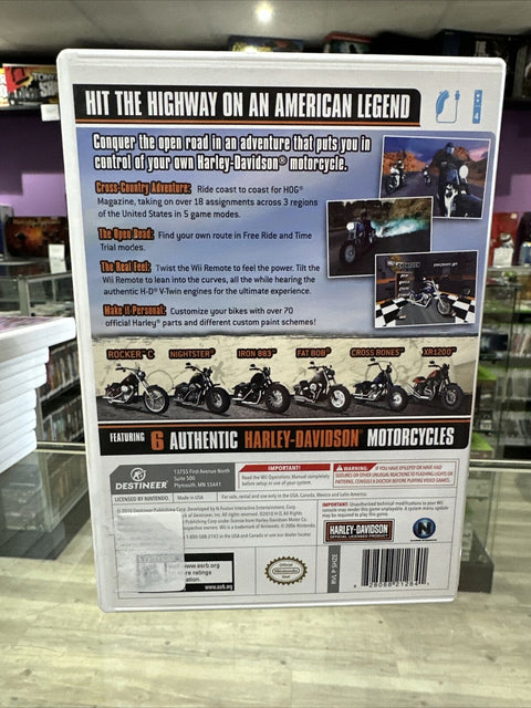Harley-Davidson: Road Trip (Nintendo Wii, 2010) CIB Complete Tested!
