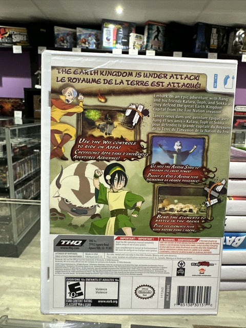 NEW! Avatar: The Last Airbender - The Burning Earth (Nintendo Wii, 2007) Sealed