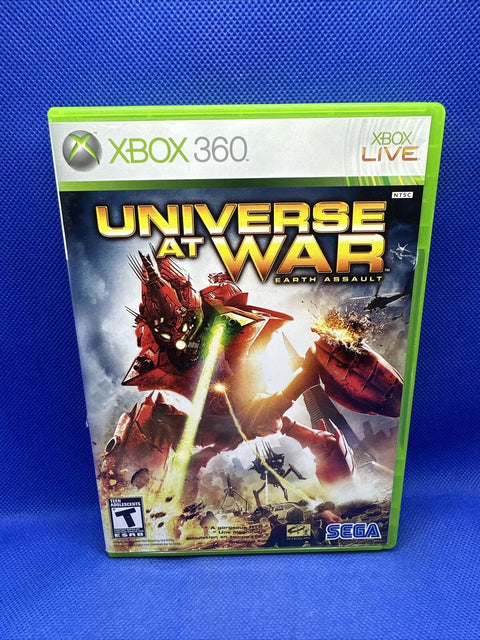 Universe at War: Earth Assault (Microsoft Xbox 360, 2008) - Complete CIB Tested