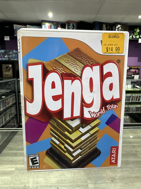 Jenga: World Tour (Nintendo Wii, 2007) CIB Complete Tested!