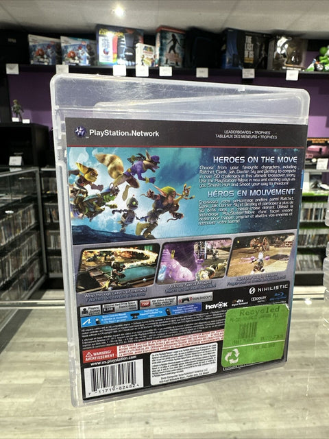 PlayStation Move Heroes (Sony PlayStation 3, 2011) PS3 CIB Complete Tested!