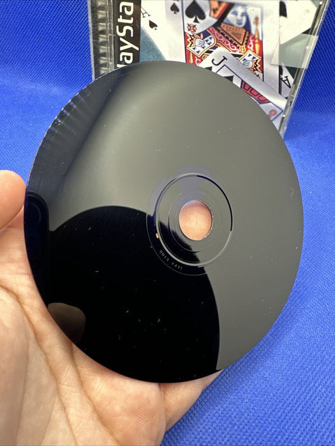 Card Games (Sony PlayStation 1, 2001) PS1 CIB Complete - Tested!