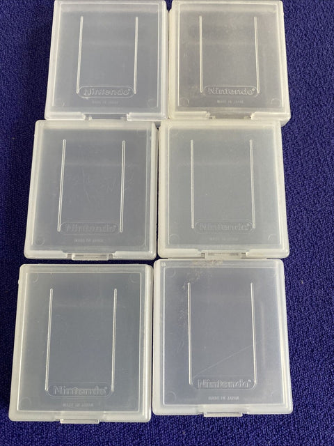 Lot Of 10 Game Boy Transparent Dust Cover Game Cartridge Gameboy Plastic Cases