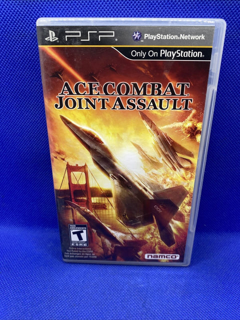 Ace Combat: Joint Assault (Sony PSP, 2010) Authentic Case + Manual Only NO GAME
