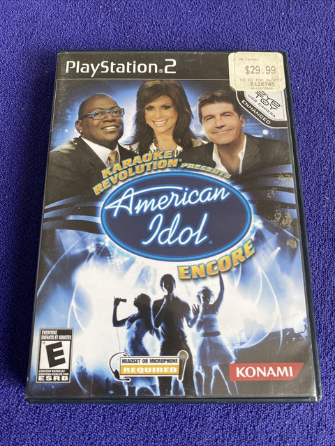 American Idol PS2 Game Lot - Karaoke Revolution, Encore - CIB Complete Tested!