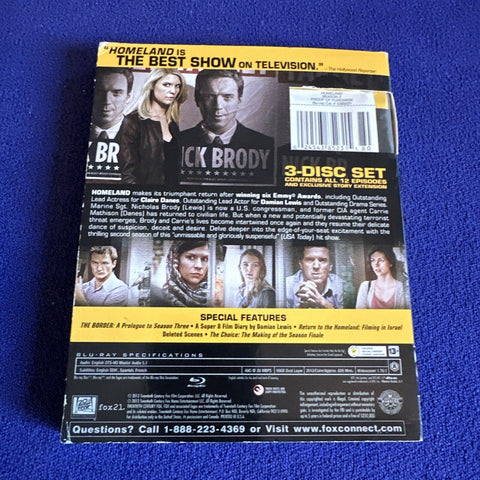 Homeland: The Complete First And Second Season - Blu-ray Disc Season 1 + 2 Lot