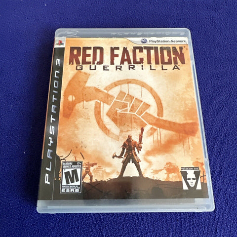 Red Faction Lot Armageddon + Guerrilla (Sony PlayStation 3, 2009) PS3 Tested!
