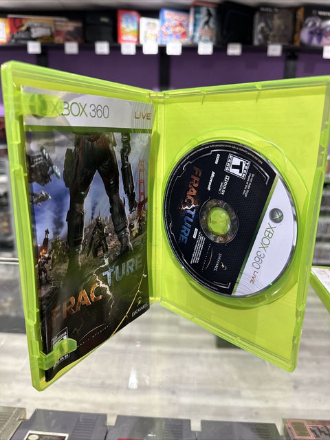 Fracture (Microsoft Xbox 360 Microsoft) Complete Tested!