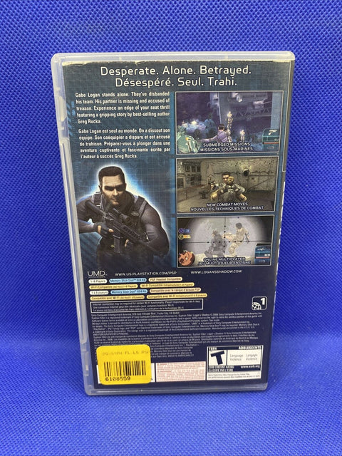 Syphon Filter Lot - Logan's Shadow Dark Mirror (Sony PSP) CIB Complete - Tested!