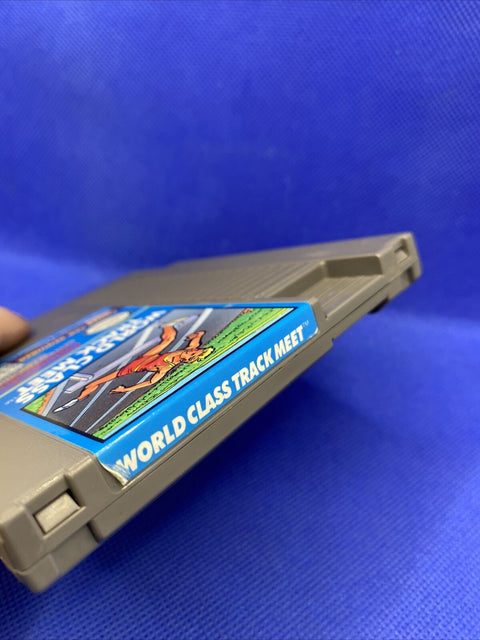 World Class Track Meet (Nintendo NES, 1987) Authentic Cartridge Only - Tested!