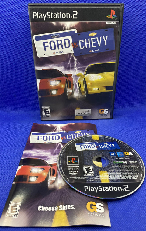 Ford vs. Chevy (Sony PlayStation 2, 2005) PS2 CIB Complete - Tested!