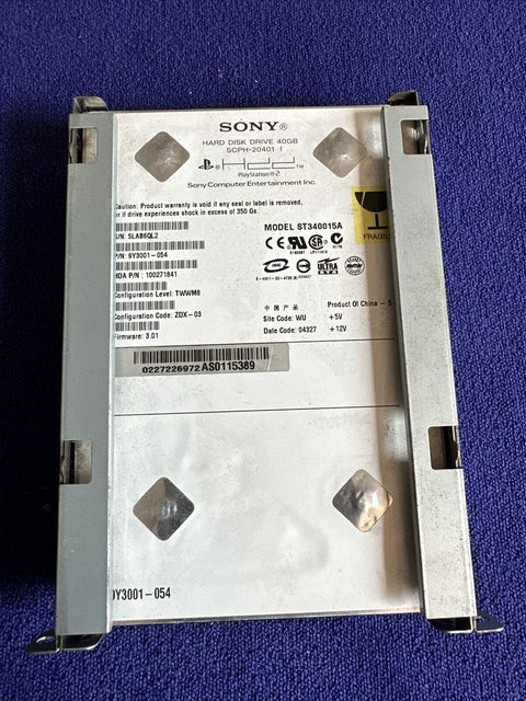 Sony PlayStation 2 Hard Disk Drive 40GB OEM SCPH-20401 Official HDD