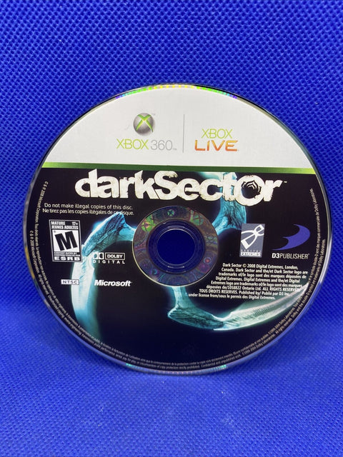 Dark Sector (Microsoft Xbox 360, 2008) CIB Complete - Tested!