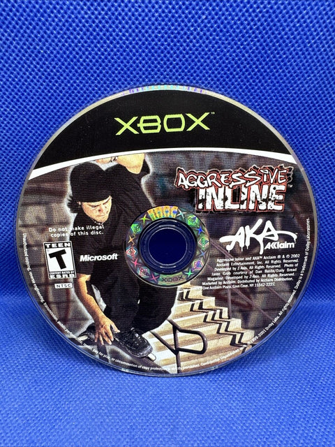 Aggressive Inline (Microsoft Original OG Xbox, 2002) No Manual - Tested!
