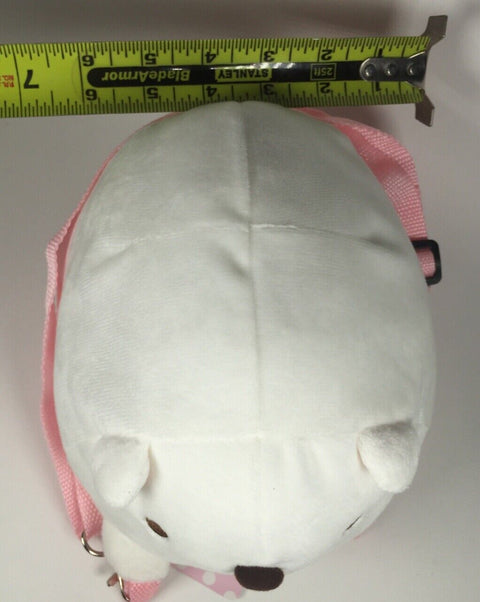 Sumikko Gurashi Shirokuma Plush White Polar Bear Purse Bag w/ Strap - San-X