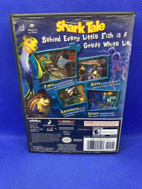 Shark Tale (Nintendo GameCube, 2004) No Manual - Tested!