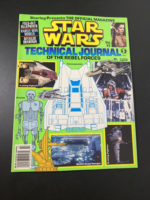 Star Wars Technical Journal Full Set Vol. 1 2 3 - Starlog Magazines 1994