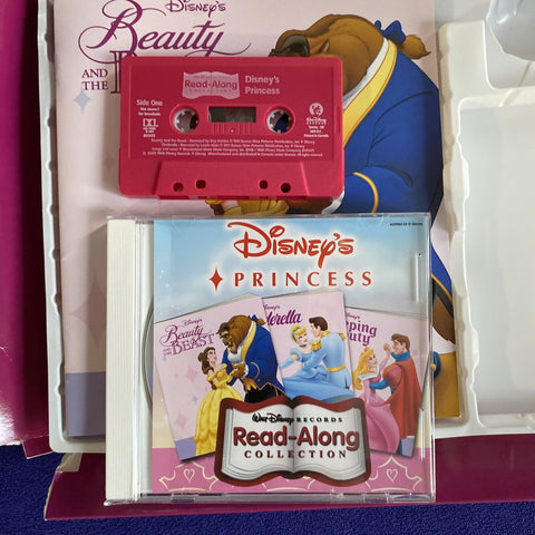 Walt Disney Records Read-Along Collection Lot - 6 Books, 2 CDs, 2 Cassettes