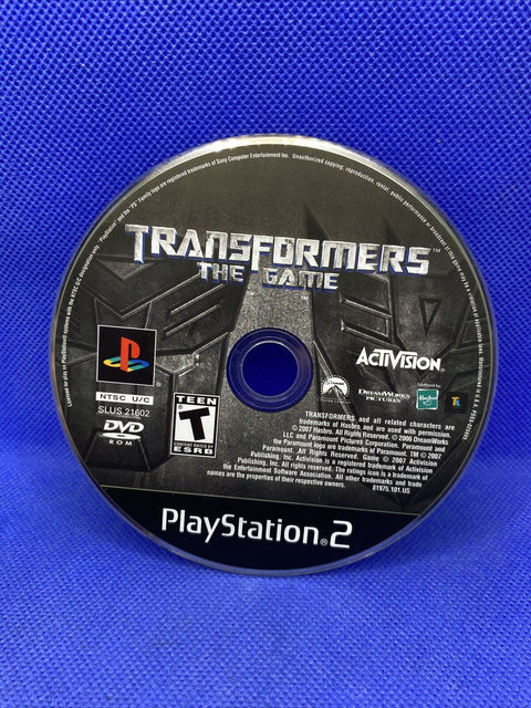 Transformers: The Game (Sony PlayStation 2, 2007) PS2 CIB Complete - Tested!