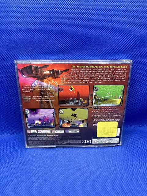 Uprising X (Sony PlayStation 1, 1998) PS1 No Manual Cracked Case - Tested!