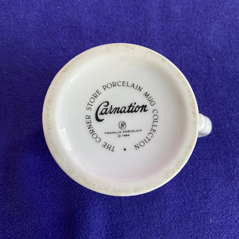 Vintage 1982 The Corner Store Carnation Milk Mug - Porcelain Collection