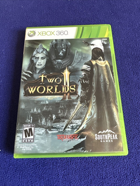Two Worlds 1 + 2 II Lot (Microsoft Xbox 360, 2007) Both CIB Complete + Tested!