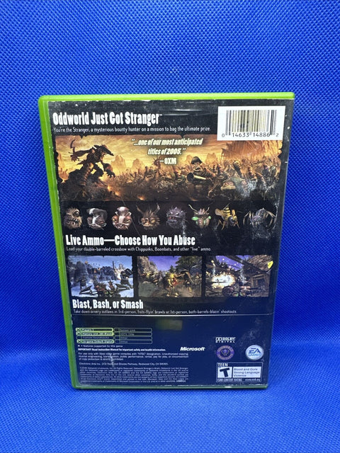 Oddworld: Stranger's Wrath (Microsoft Original Xbox, 2005) CIB Complete - Tested