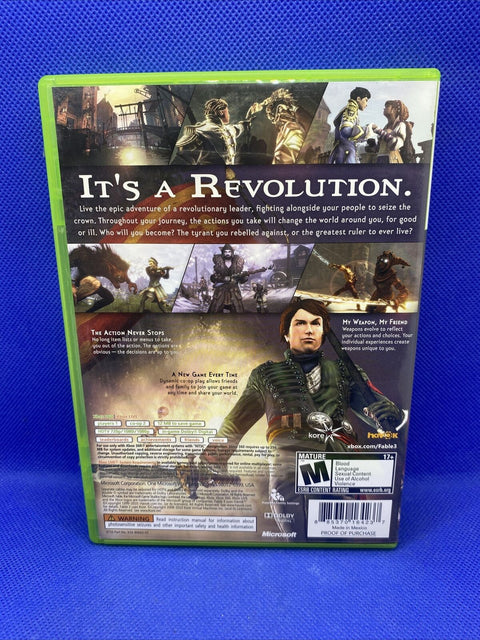 Fable III 3 (Microsoft Xbox 360, 2010) CIB Complete - Tested!