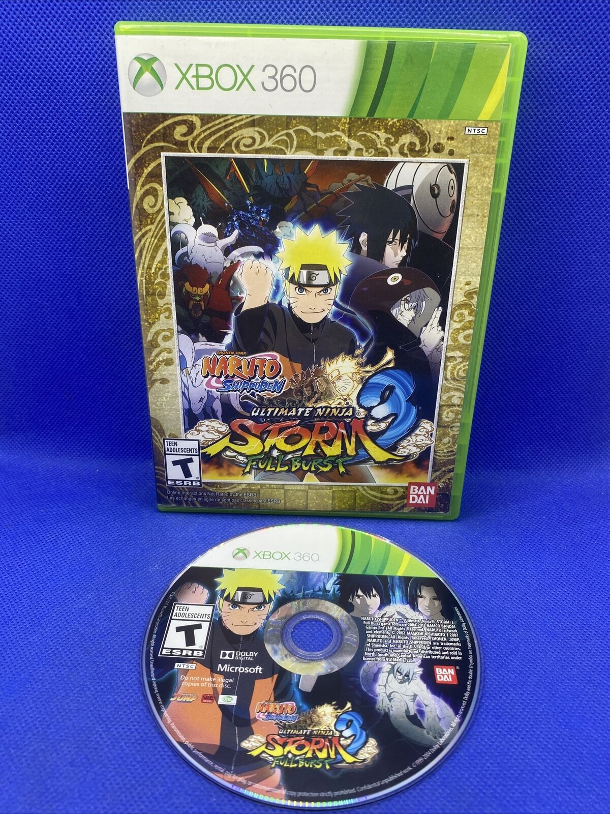 Naruto Ultimate Ninja Storm 3 Full Burst Microsoft Xbox 360 Tested