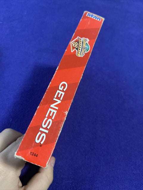World Series Baseball 98 (Sega Genesis, 1997) Cardboard - Authentic, Tested!