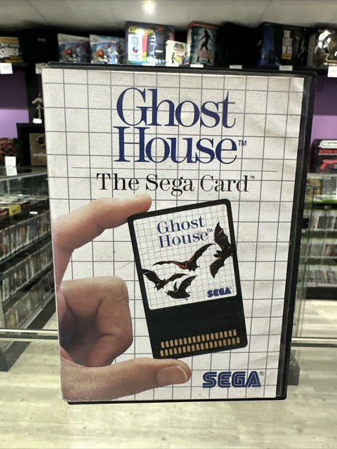 Ghost House The Sega Card (Sega Master System, 1986) SMS Complete Tested!