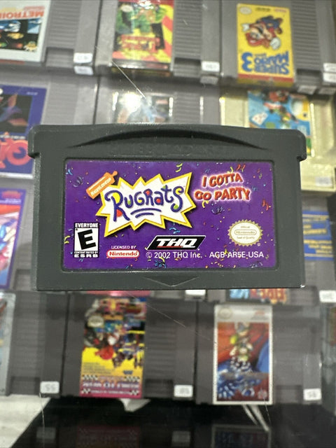 Rugrats: I Gotta Go Party (Nintendo Game Boy Advance, 2002) GBA Tested!