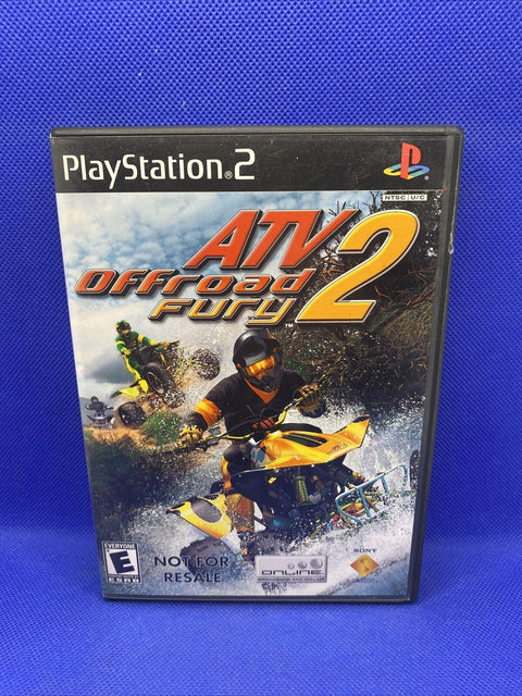 ATV Offroad Fury 1 + 2 Lot Black Label (PlayStation 2) PS2 CIB Complete Tested