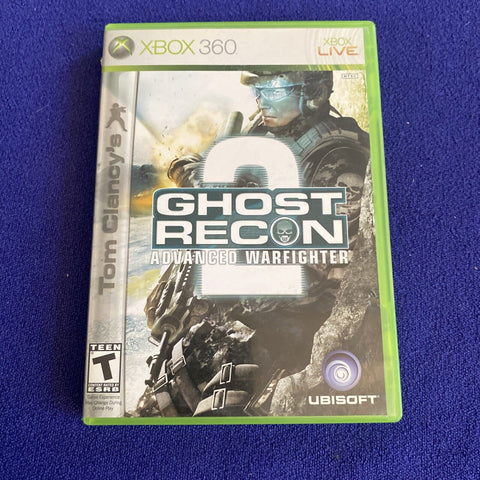Tom Clancy's Ghost Recon: Advanced Warfighter 1 + 2 Lot (Microsoft Xbox 360)