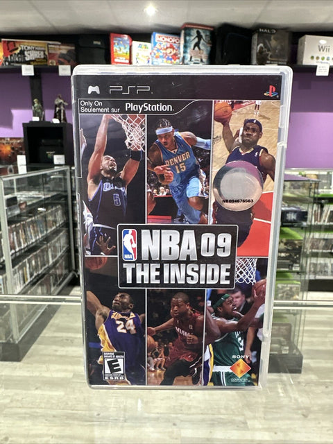 NBA 09: The Inside (Sony PSP, 2008) CIB Complete Tested!
