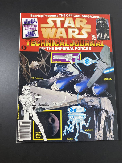 Star Wars Technical Journal Full Set Vol. 1 2 3 - Starlog Magazines 1994