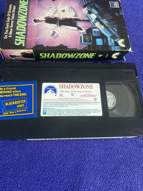 Shadowzone (VHS, 1990) Outer Space Alien Horror Cult Classic