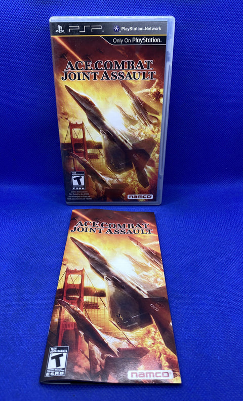 Ace Combat: Joint Assault (Sony PSP, 2010) Authentic Case + Manual Only NO GAME