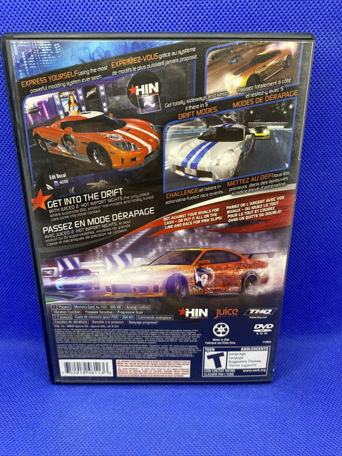 Juiced 2: Hot Import Nights (Sony PlayStation 2, 2007) PS2 CIB Complete Tested!