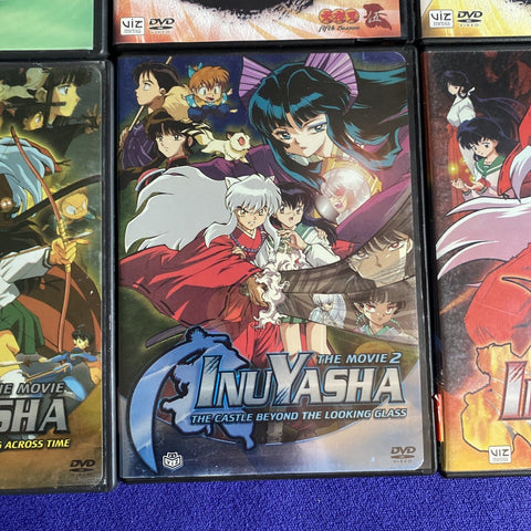 Lot Of 5 Inuyasha DVD’s - The Movie 1 2 4 Vol 21 35 36 - Region 1 Anime