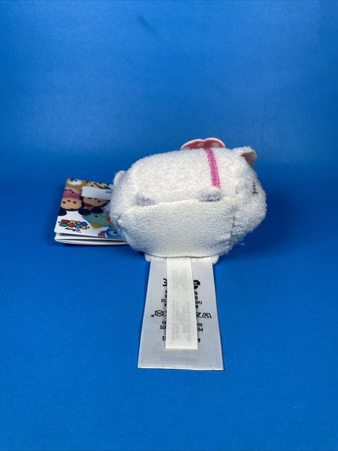 NEW! Disney Tsum Tsum 3.5” Mini Plush - White Marie Polka Dot Bow The Aristocats