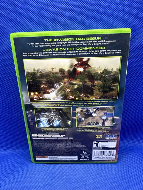 Universe at War: Earth Assault (Microsoft Xbox 360, 2008) - Complete CIB Tested