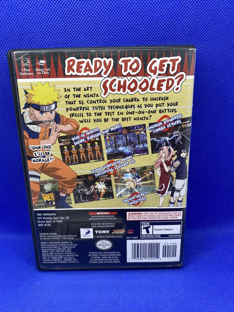 Naruto: Clash of Ninja - Black Label (Nintendo GameCube) No Manual - Tested!