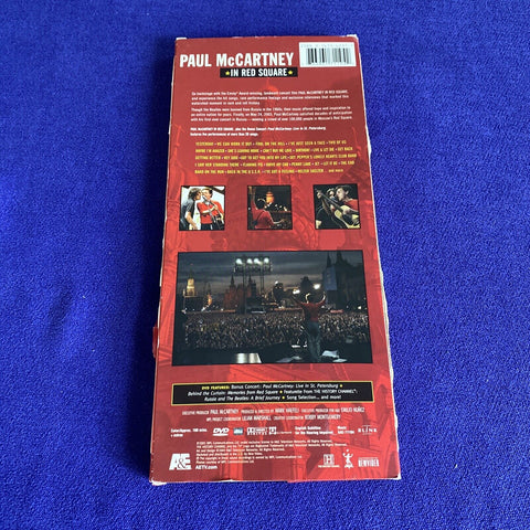 Paul McCartney In Red Square (DVD, 2005) Long Big Box - Tested!