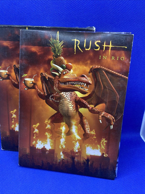 Rush - In Rio (DVD, 2006) w/ Slip Cover 2-Disc