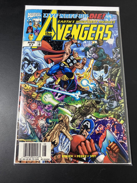 The Avengers Earth’s Mightiest Heroes No. # 7 1998 - Marvel Comics - 4 Of 4