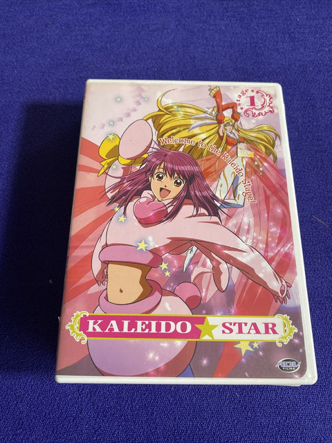 Kaleido Star Lot w/ Poster + Figures - Vol. 1-3 Stage 1 2 3 (DVD) Region 1 Anime