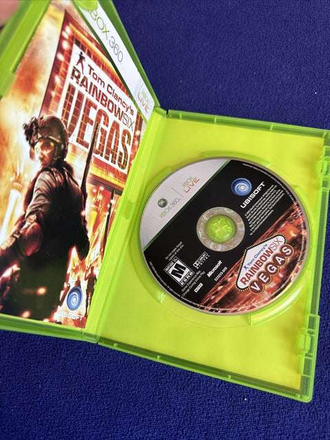 Tom Clancy's Rainbow Six: Vegas 1 + 2 Lot (Microsoft Xbox 360) Both Complete!